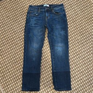 Cabi Slim Boyfriend Star Print Jeans